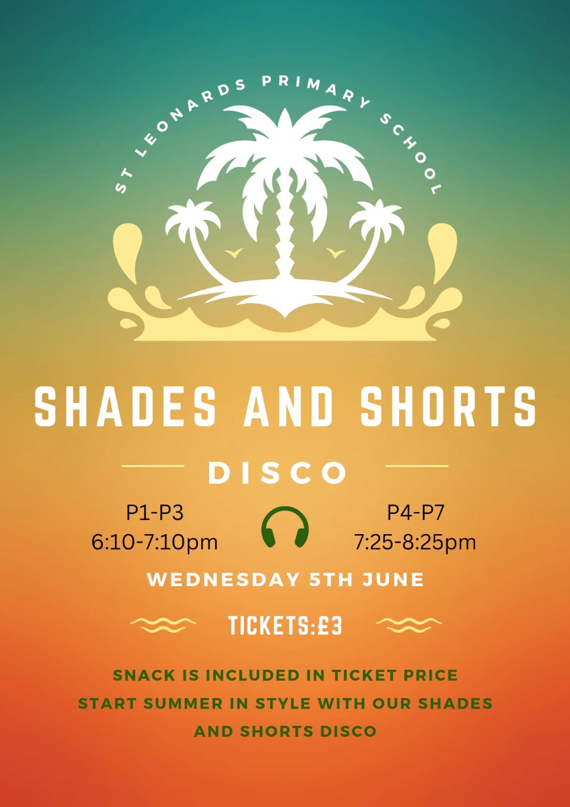 School disco flyer